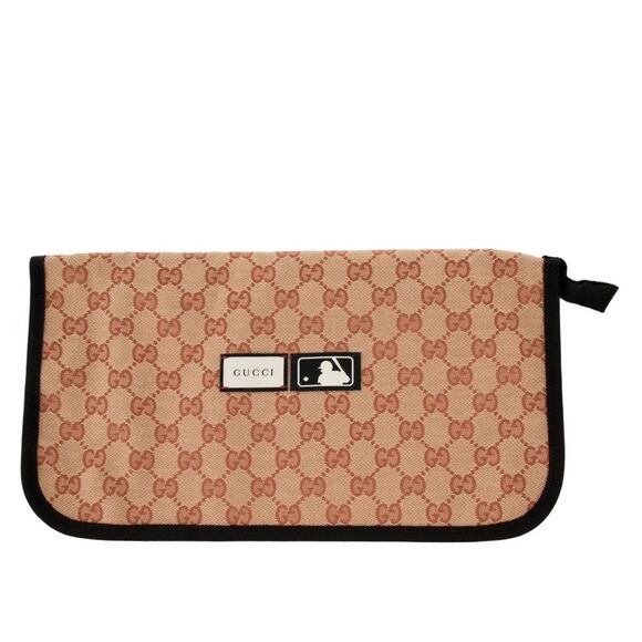 Authentic Gucci x MLB Limited Edition
Supreme Monogram Canvas Clutch / Pouch - Picture 1 of 13